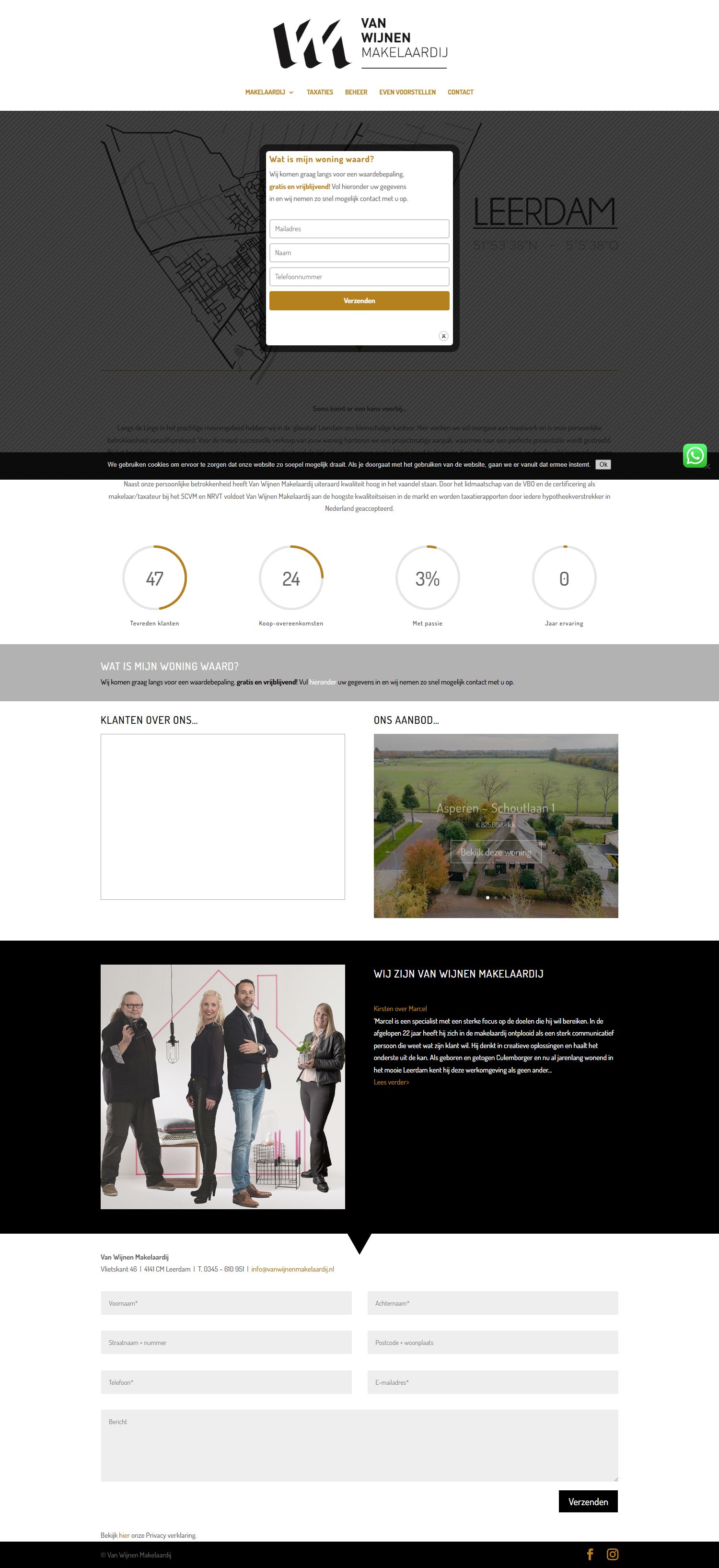 Bürofoto Van Wijnen Makelaardij