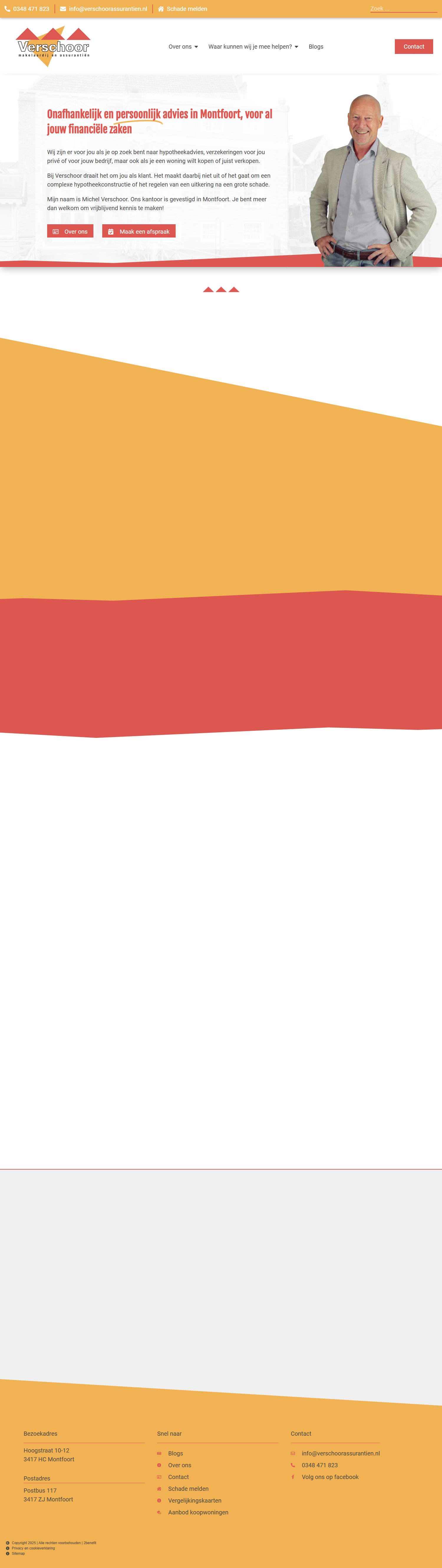 Screenshot of the website of www.verschoormakelaardij.nl
