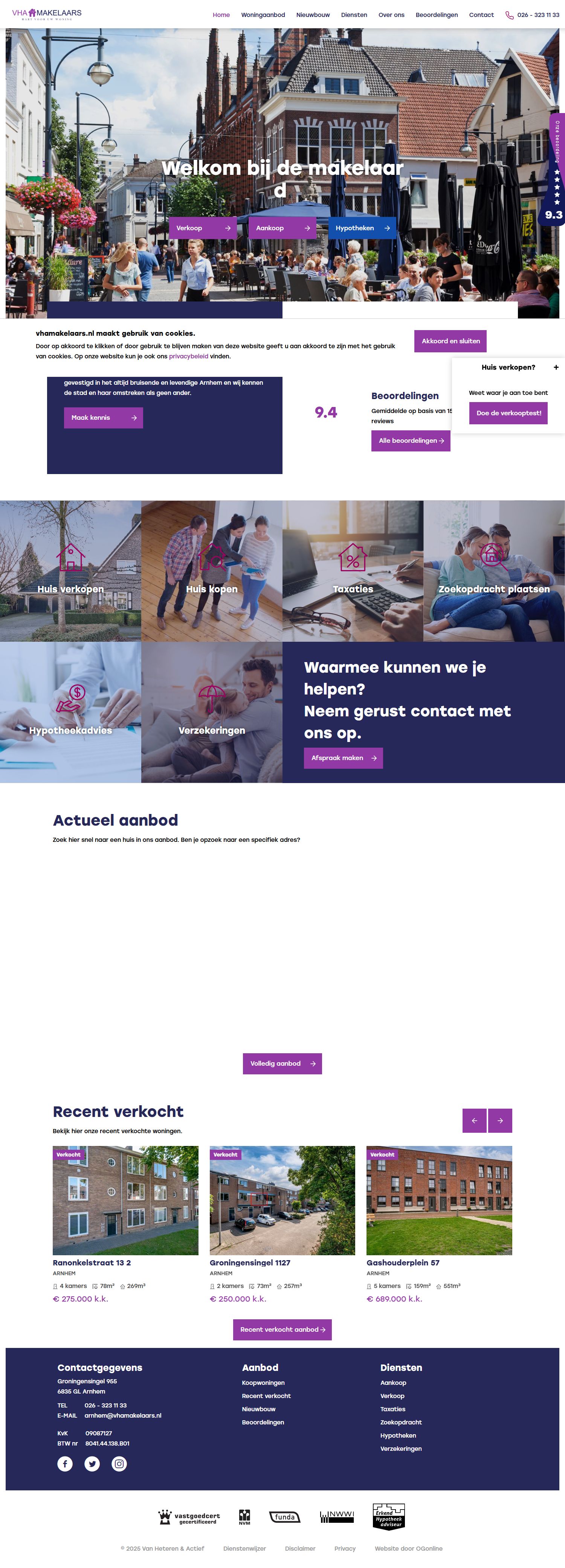 Photo de bureau de VHA Makelaars