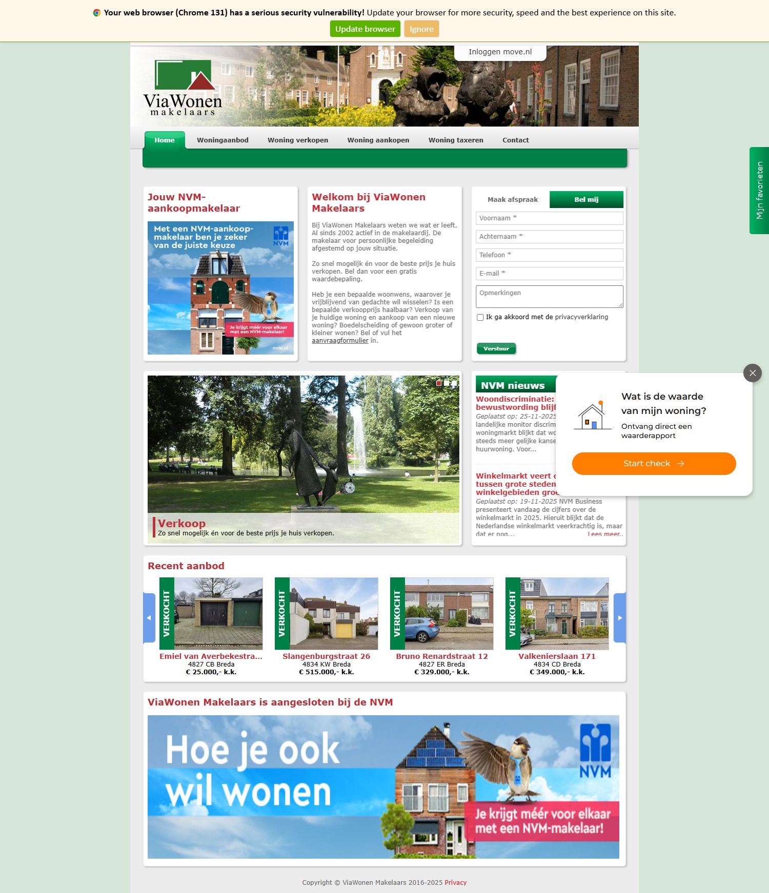 Photo de bureau ViaWonen Makelaars