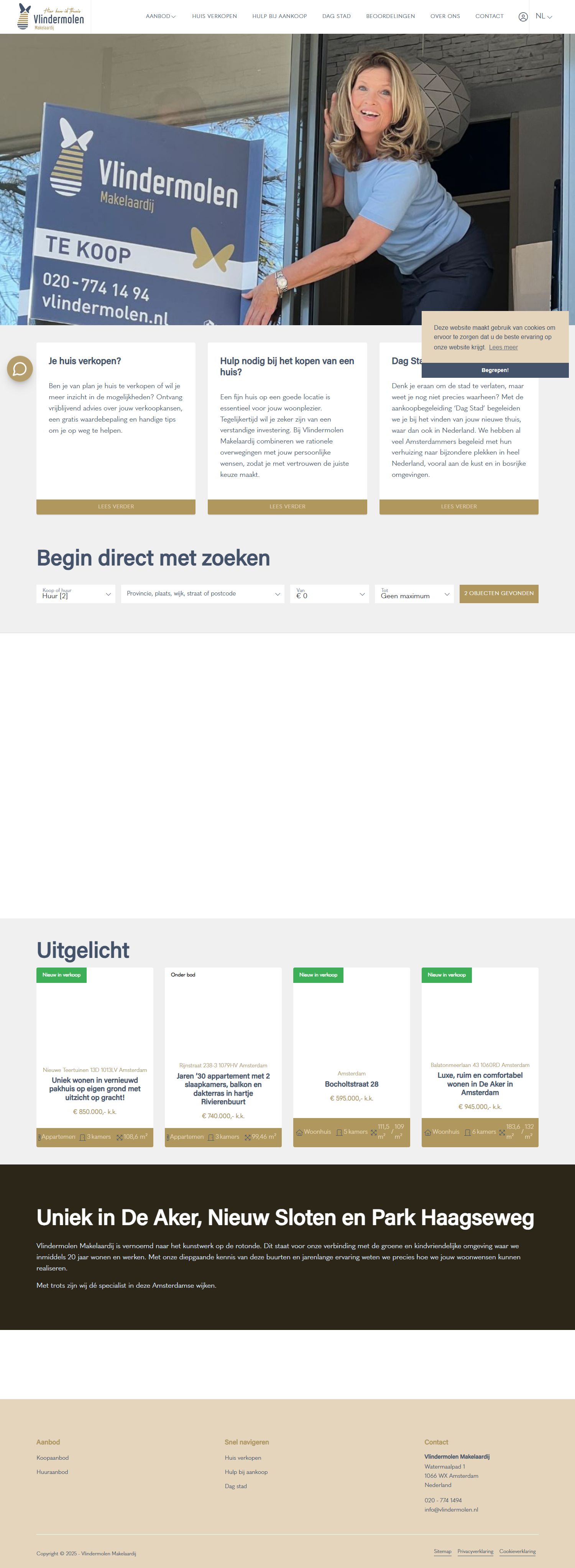 Kantoorfoto Vlindermolen Makelaardij