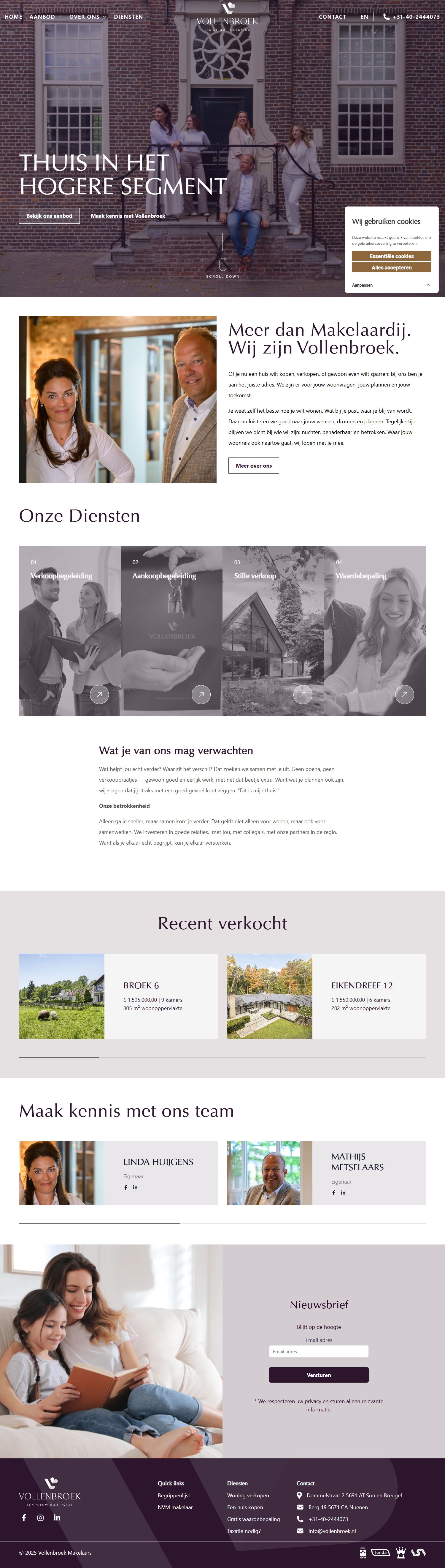 Kantoor foto van Vollenbroek Makelaars