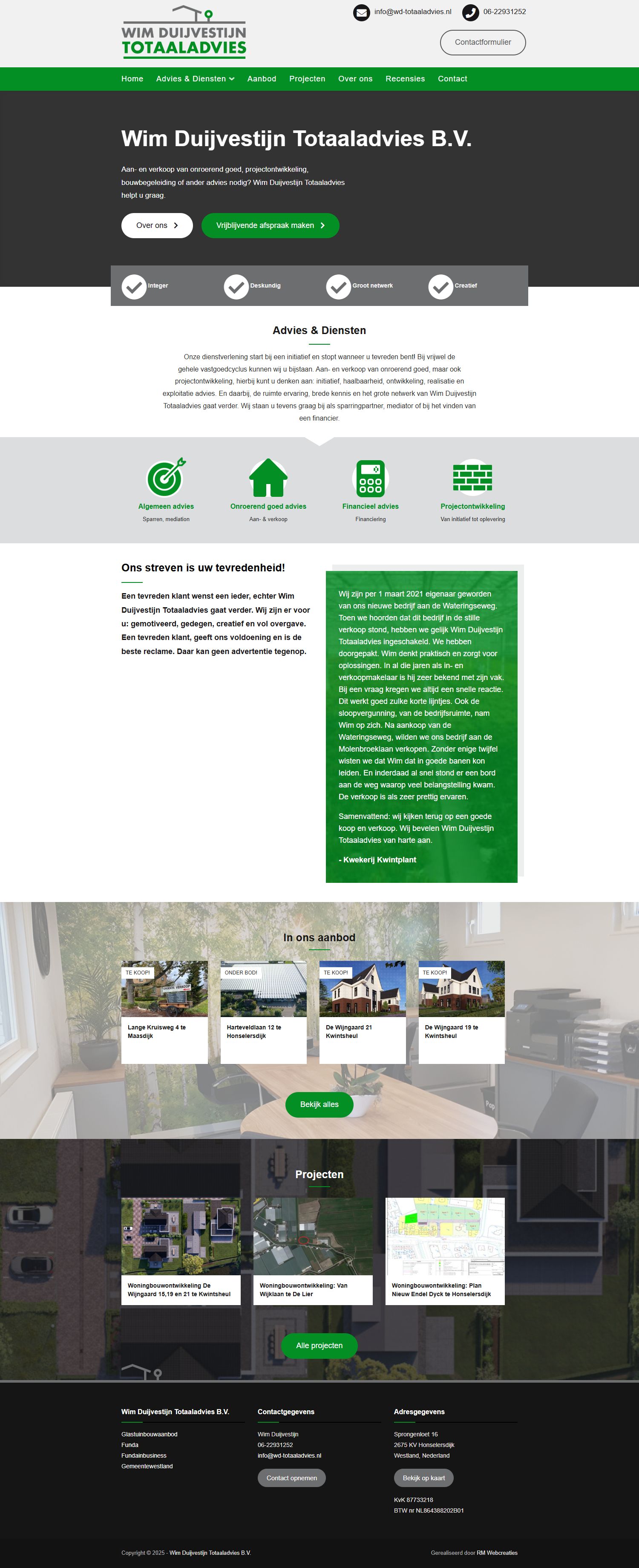 Team photo of Wim Duijvestijn Totaaladvies B.V.