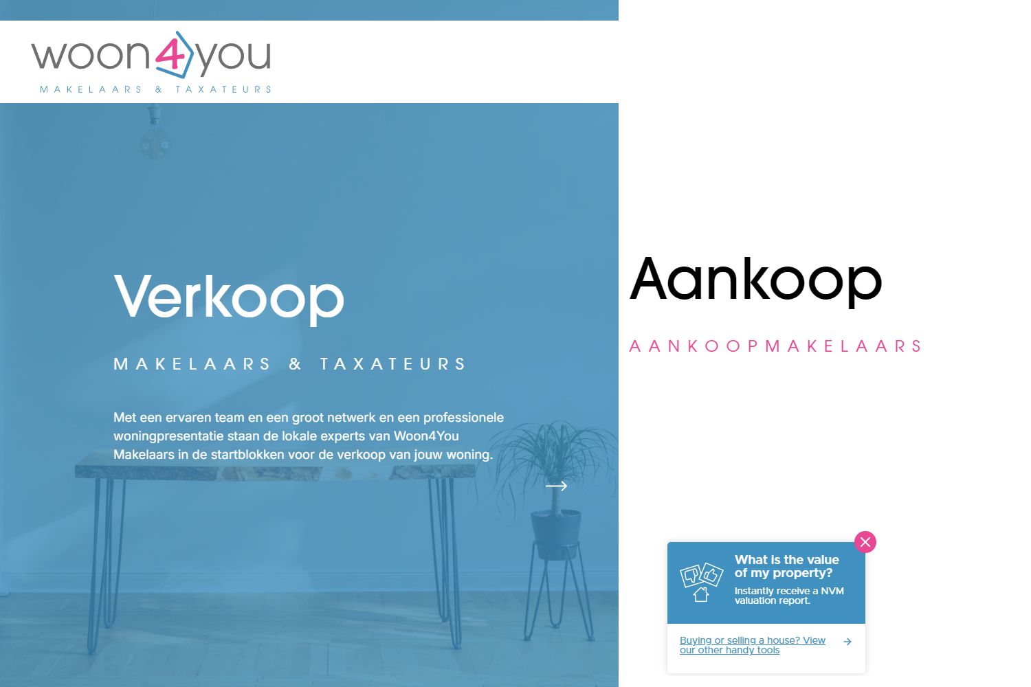 Kantoor foto van Woon4you Aankoopmakelaars en Taxateurs