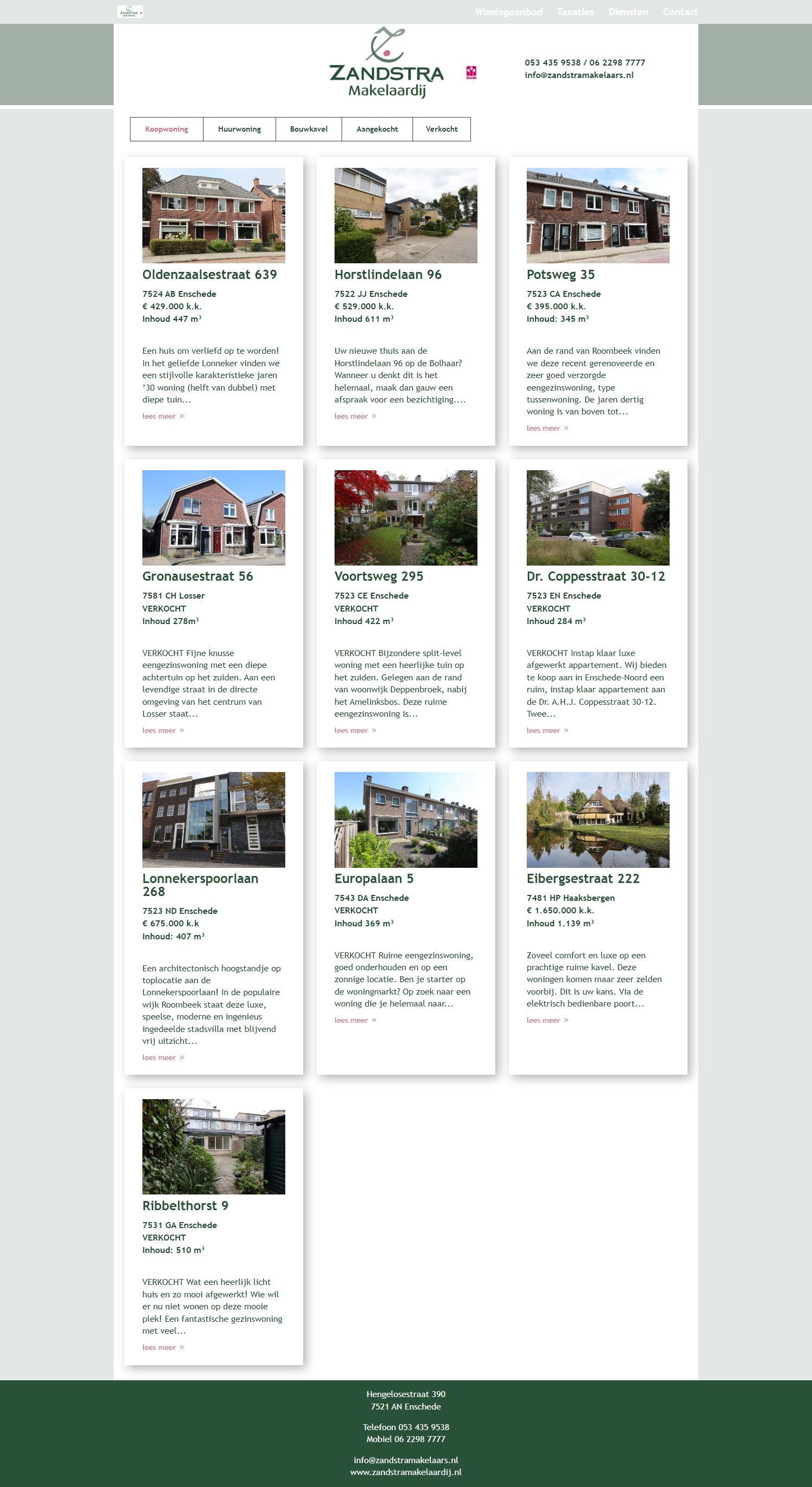 Photo de bureau Zandstra Makelaardij