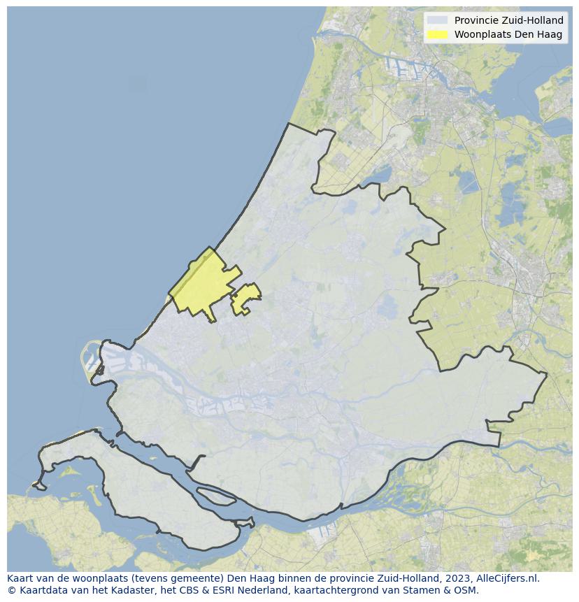 Kaart van Den Haag