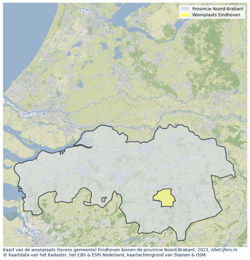 Kaart van Eindhoven