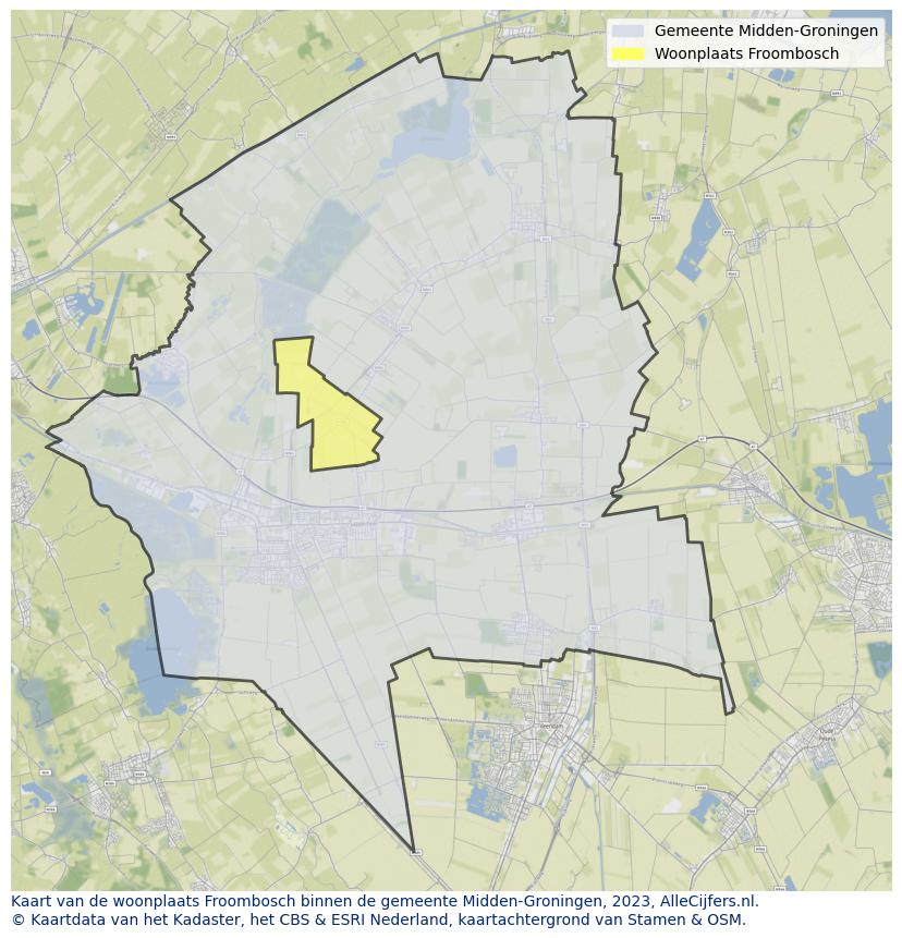 Kaart van Froombosch