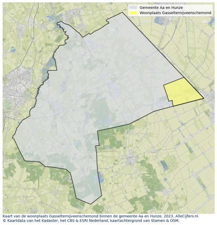 Kaart van Gasselternijveenschemond