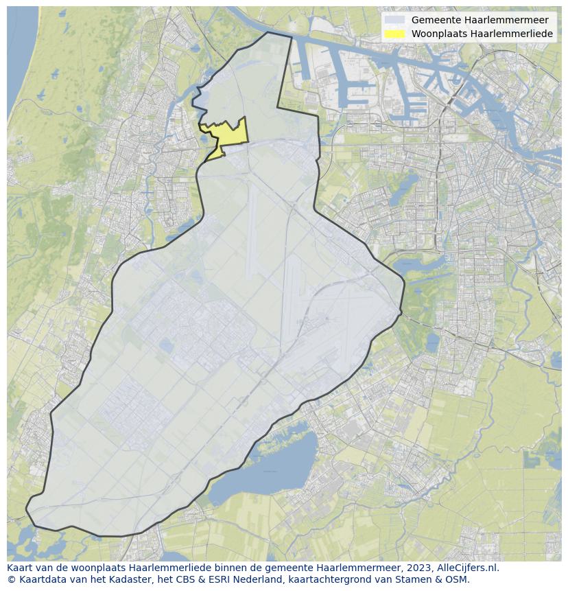 Kaart van Haarlemmerliede