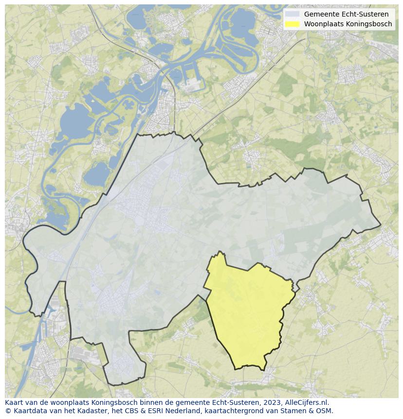 Kaart van Koningsbosch