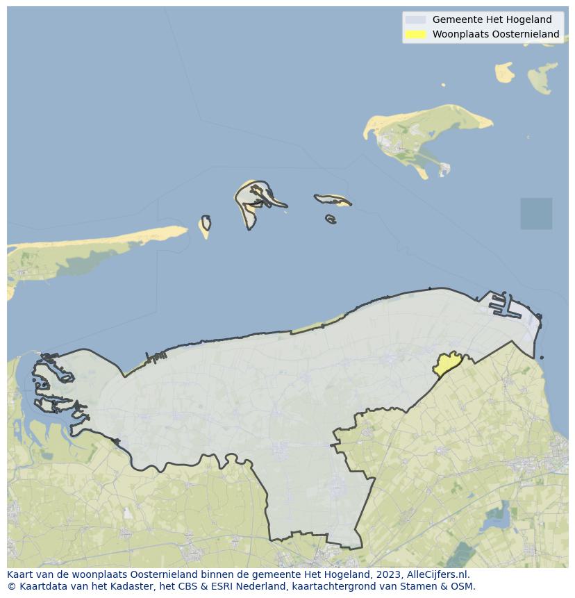 Kaart van Oosternieland