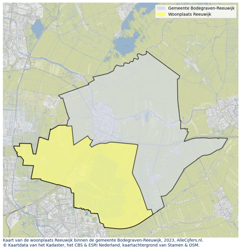Kaart van Reeuwijk