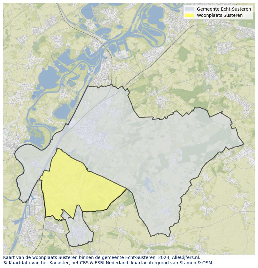 Kaart van makelaars in Susteren, gemeente Echt-Susteren