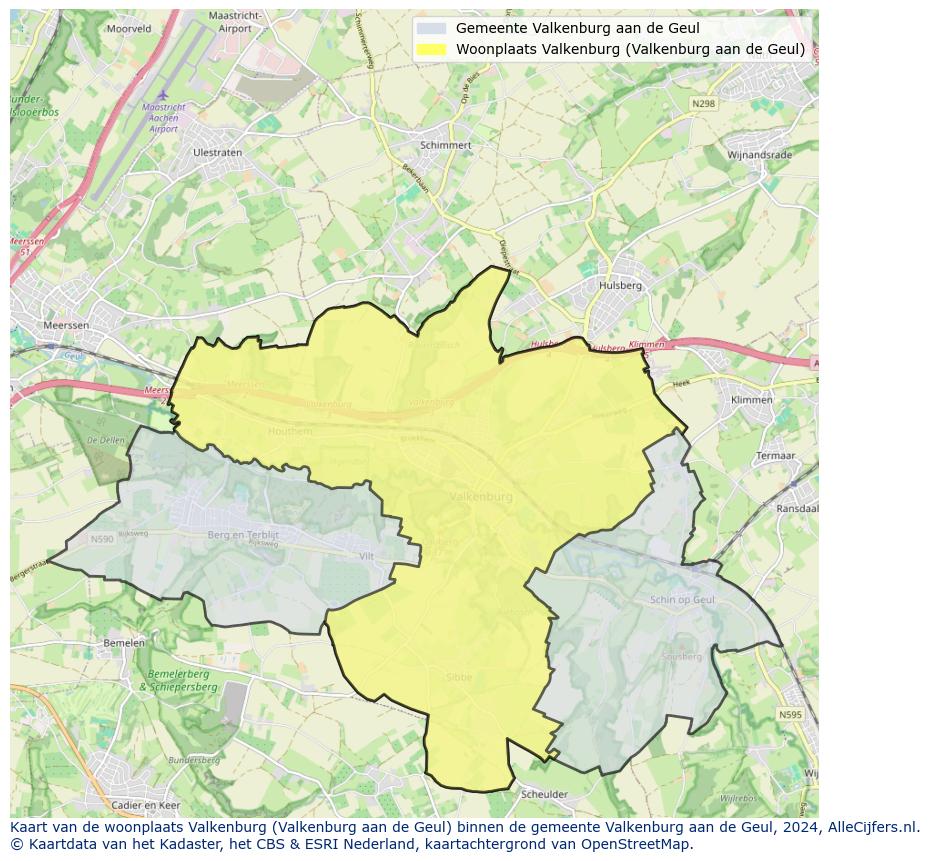 Kaart van makelaars in Valkenburg, gemeente Valkenburg aan de Geul