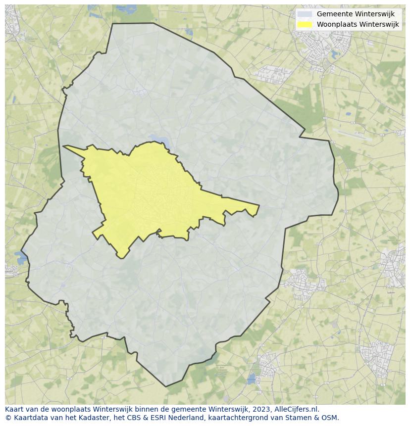 Kaart van Winterswijk