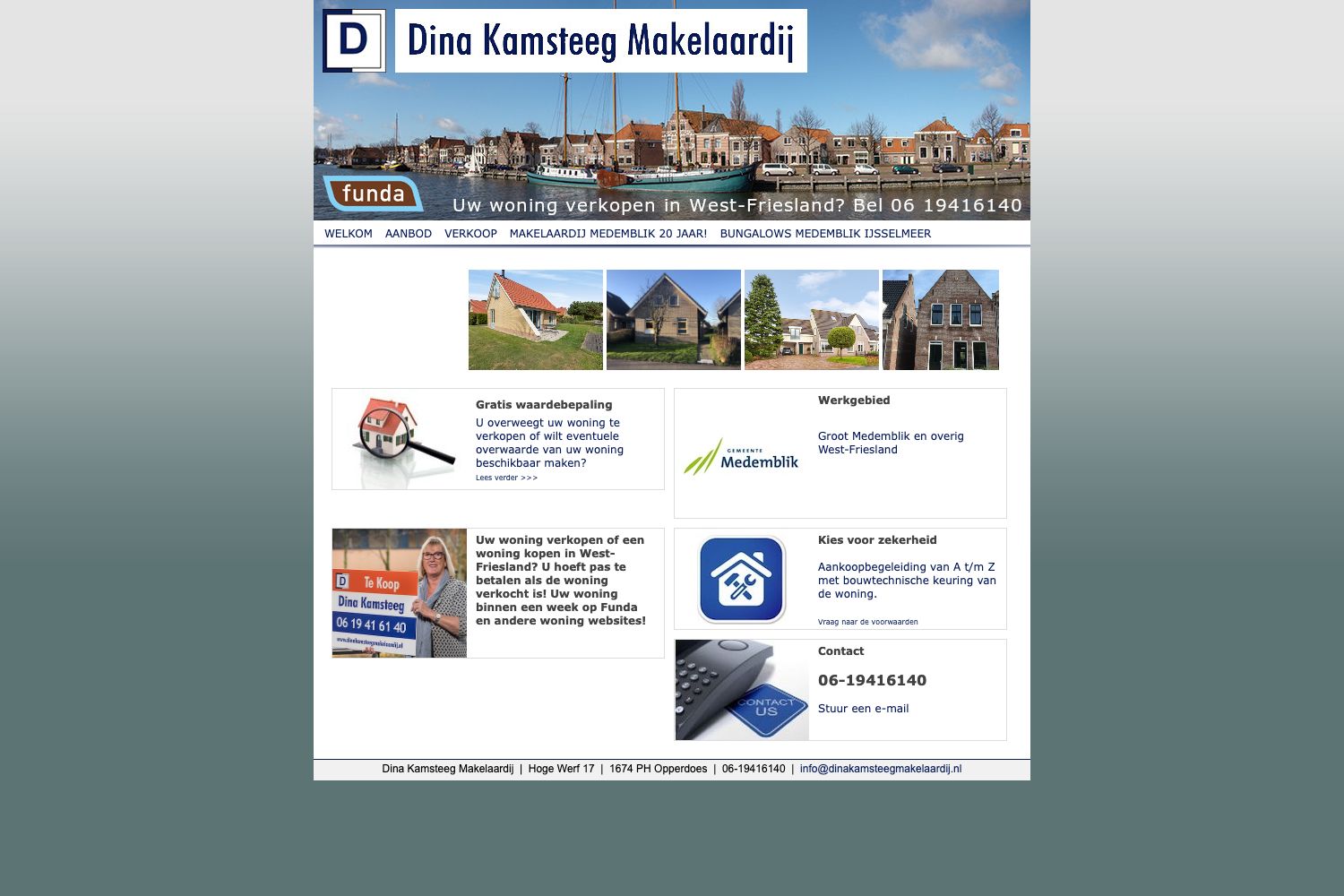 Kantoorfoto Dina Kamsteeg Makelaardij Medemblik