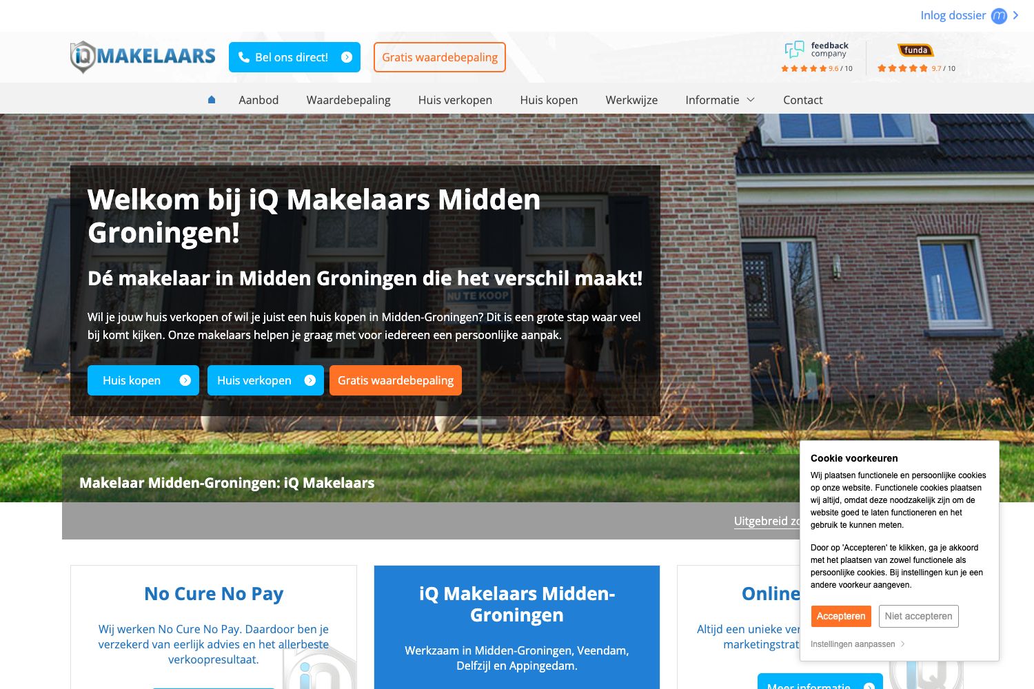 Kantoorfoto Iq Makelaars Midden-groningen