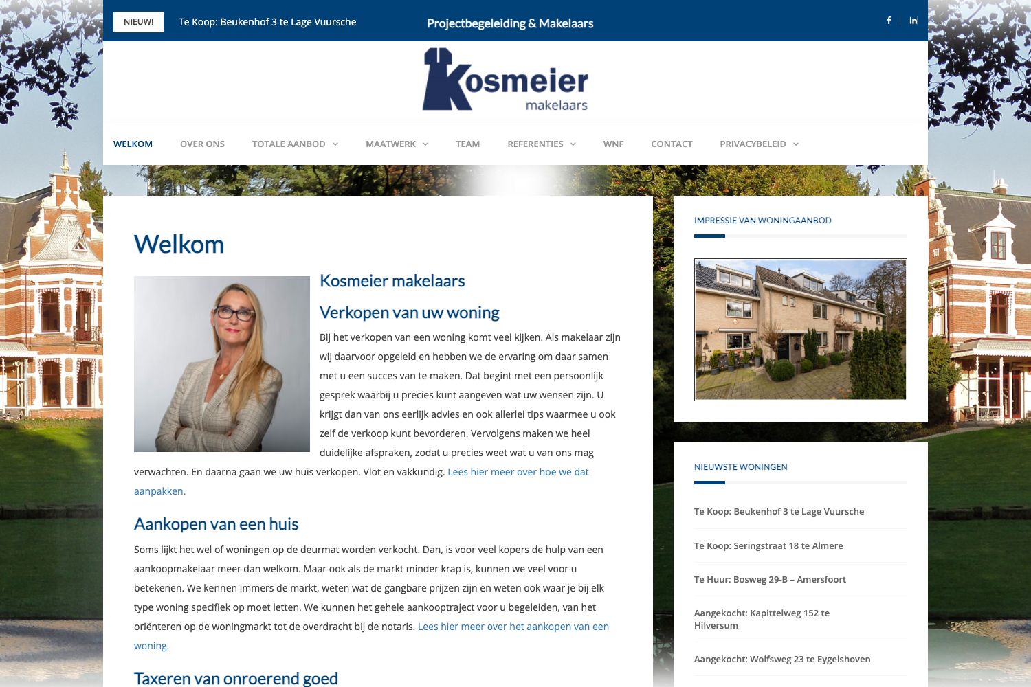 Kantoorfoto Kosmeier Projectbegeleiding & Makelaars