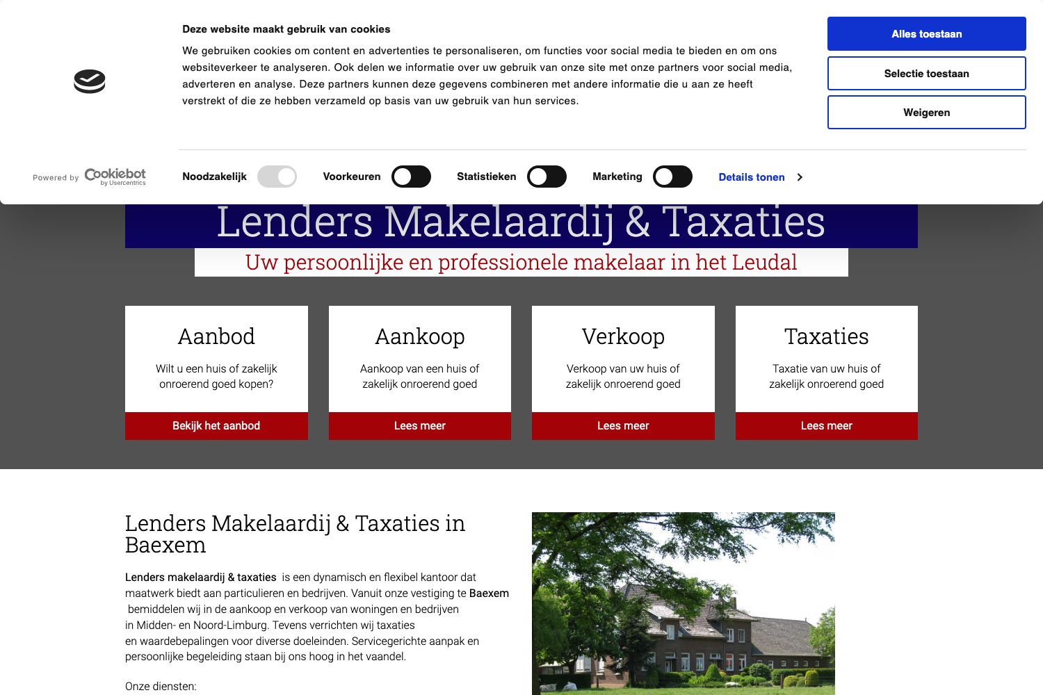 Kantoorfoto Lenders Makelaardij En Taxaties O.z.