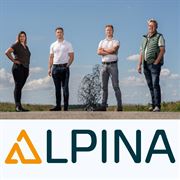 Logo van Alpina (voorheen Sinke Lelystad)