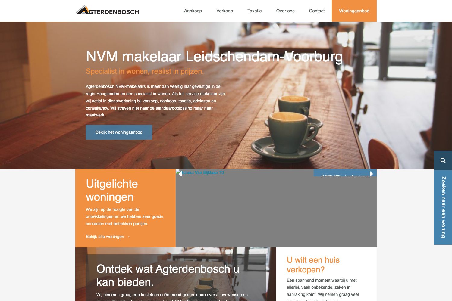 Website screenshot https://agterdenbosch.nl