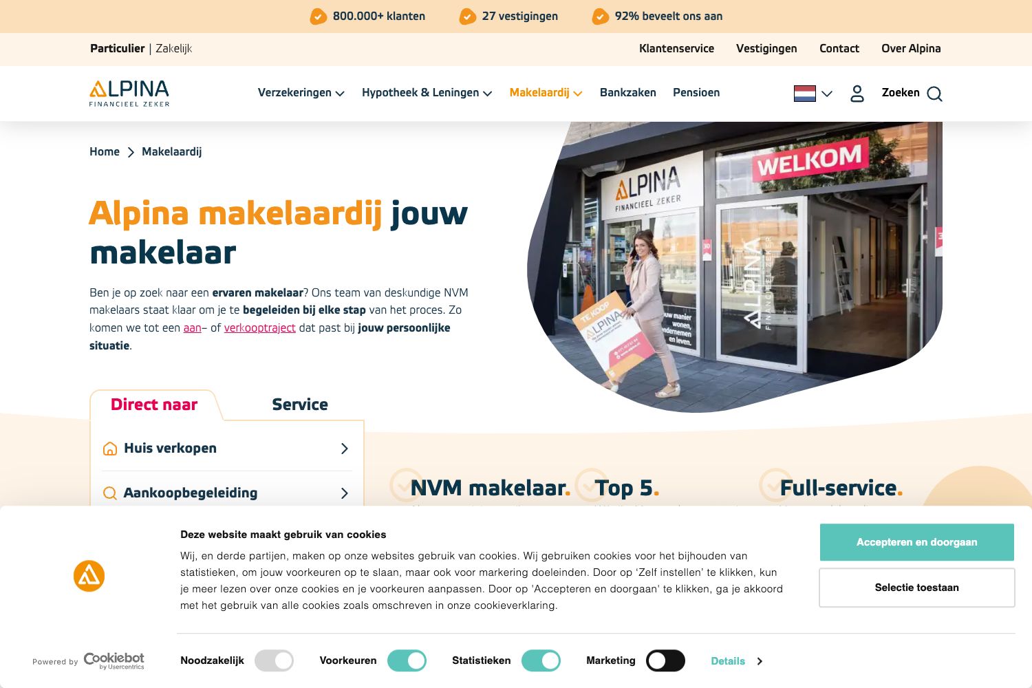Website screenshot https://deleeuw.nl