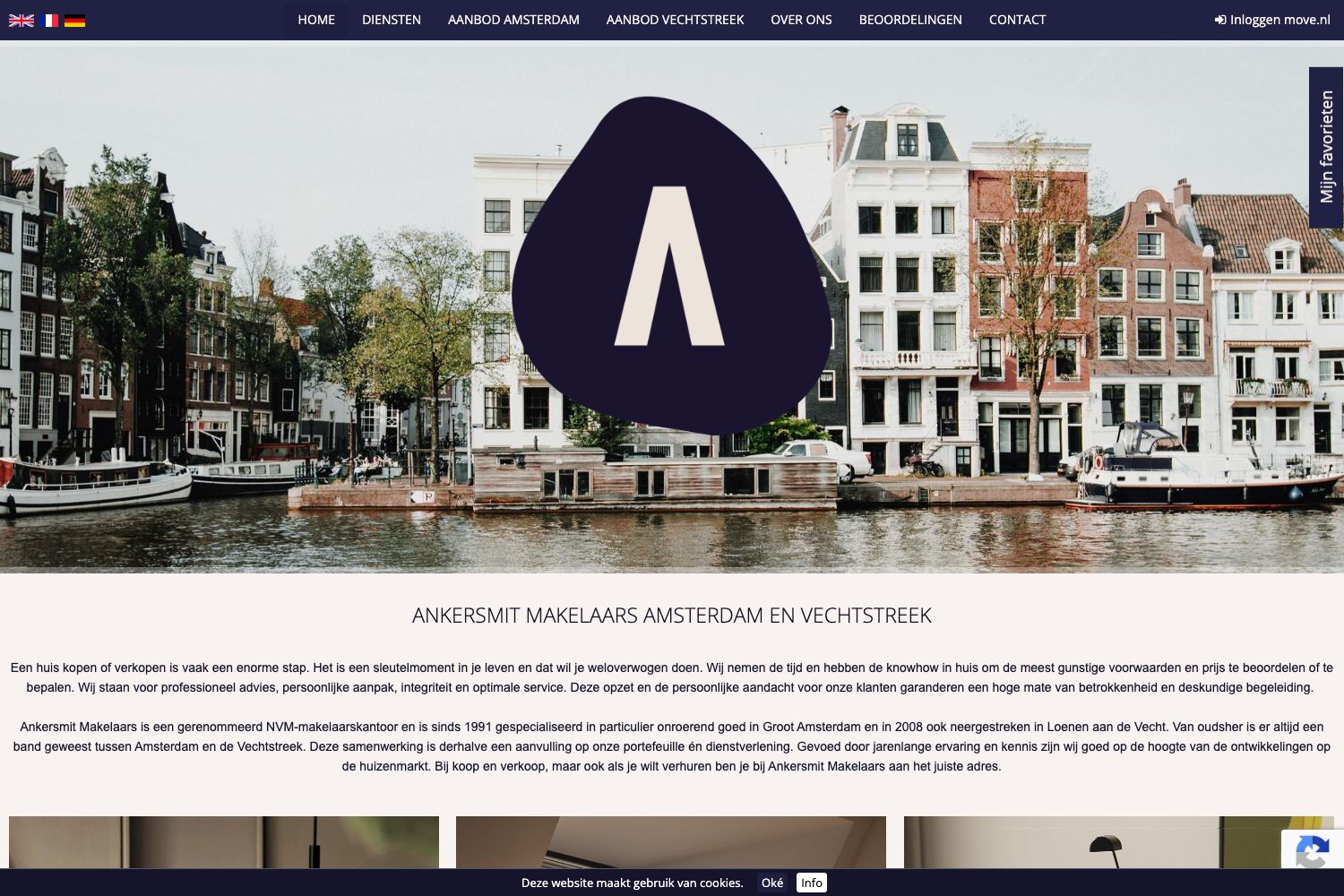 Website screenshot https://ankersmit.nl