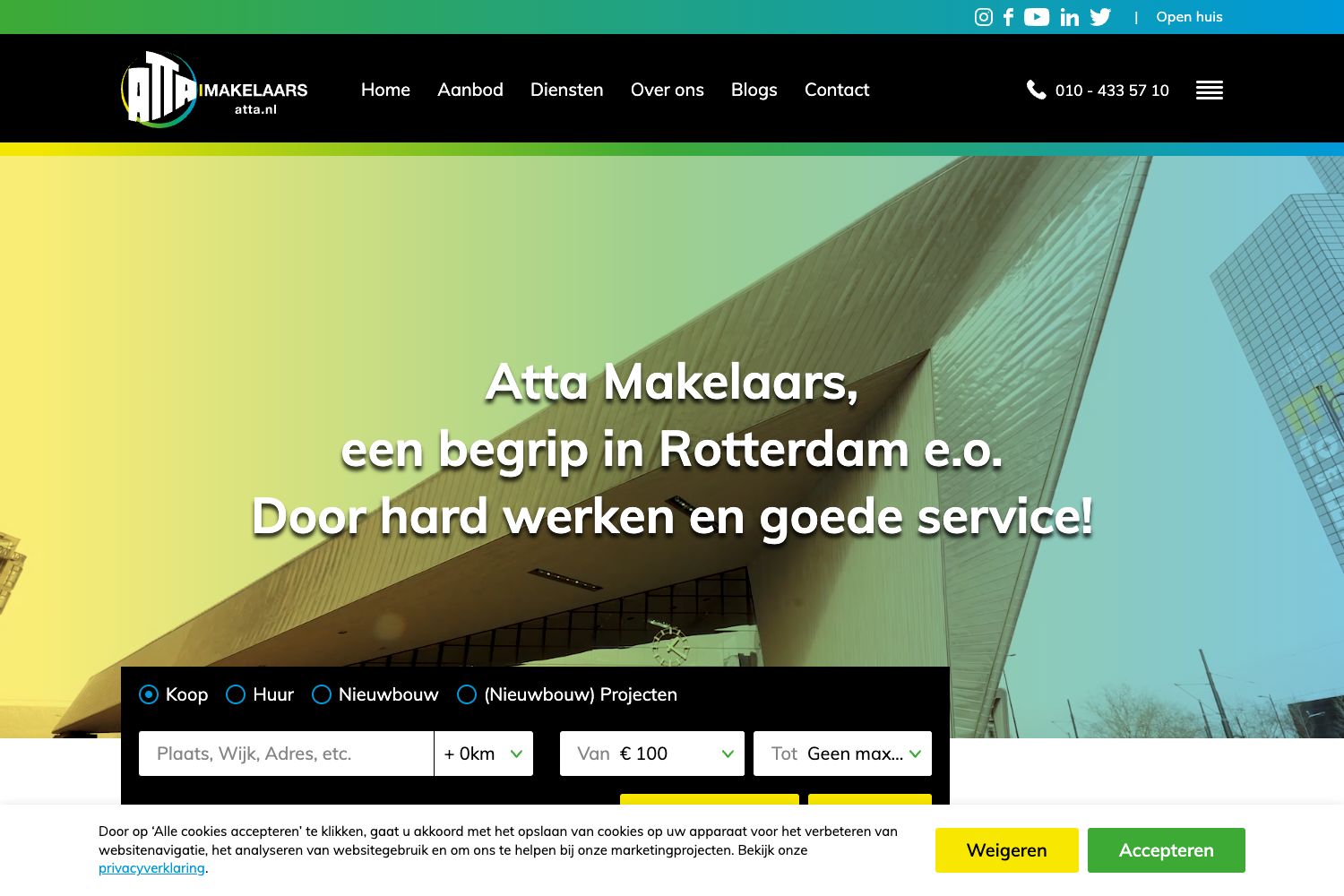 Website screenshot https://atta.nl