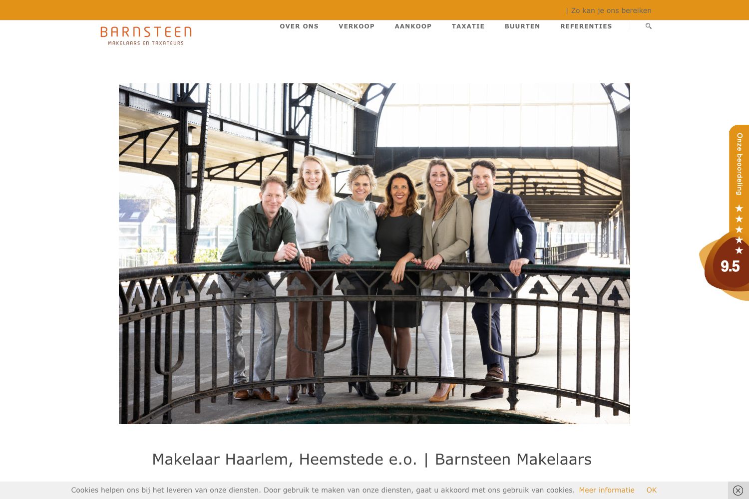 Website screenshot https://barnsteen.nl