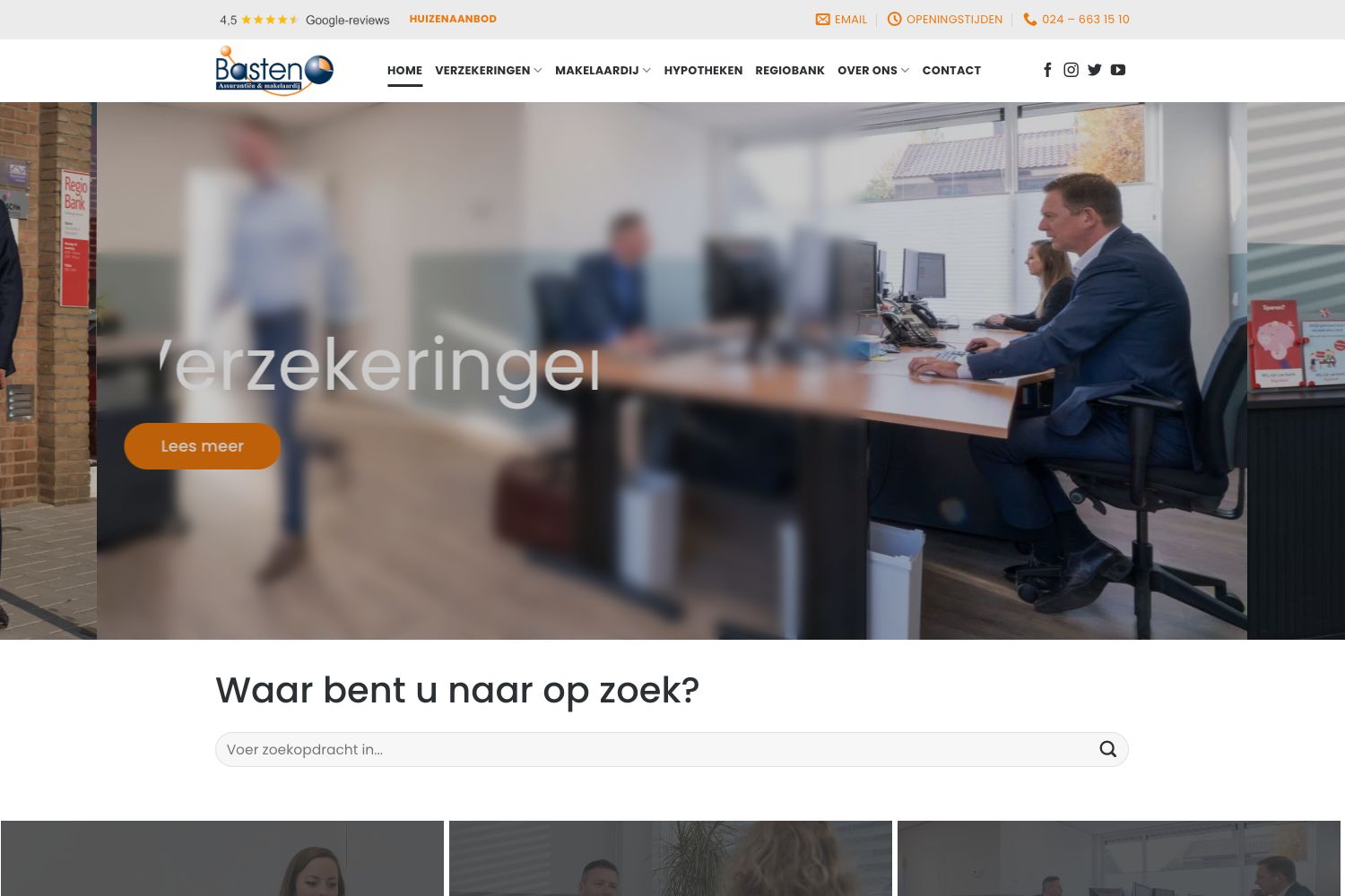 Website screenshot https://verzekeringsplaneet.nl
