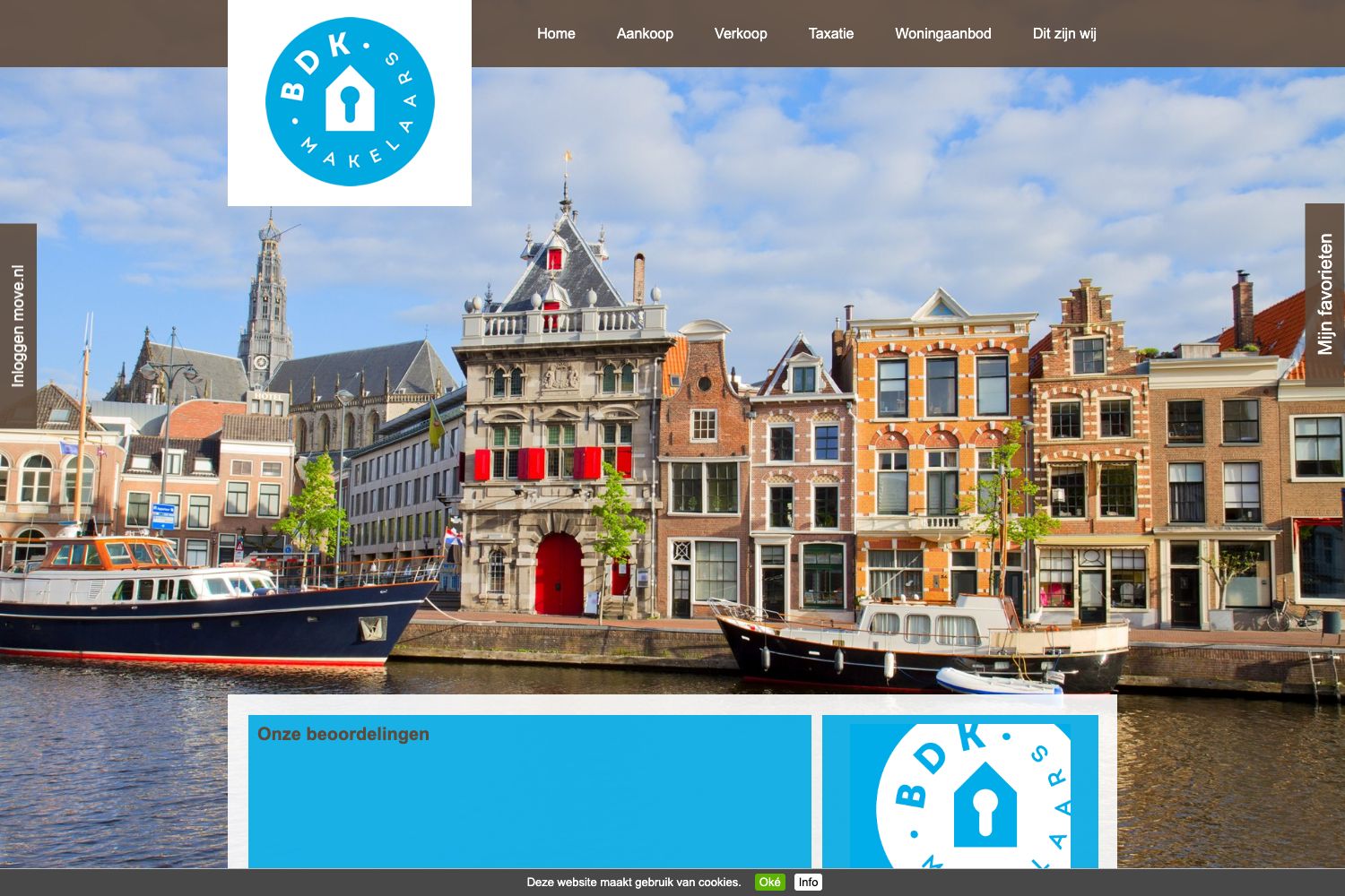 Website screenshot https://bdkmakelaars.nl