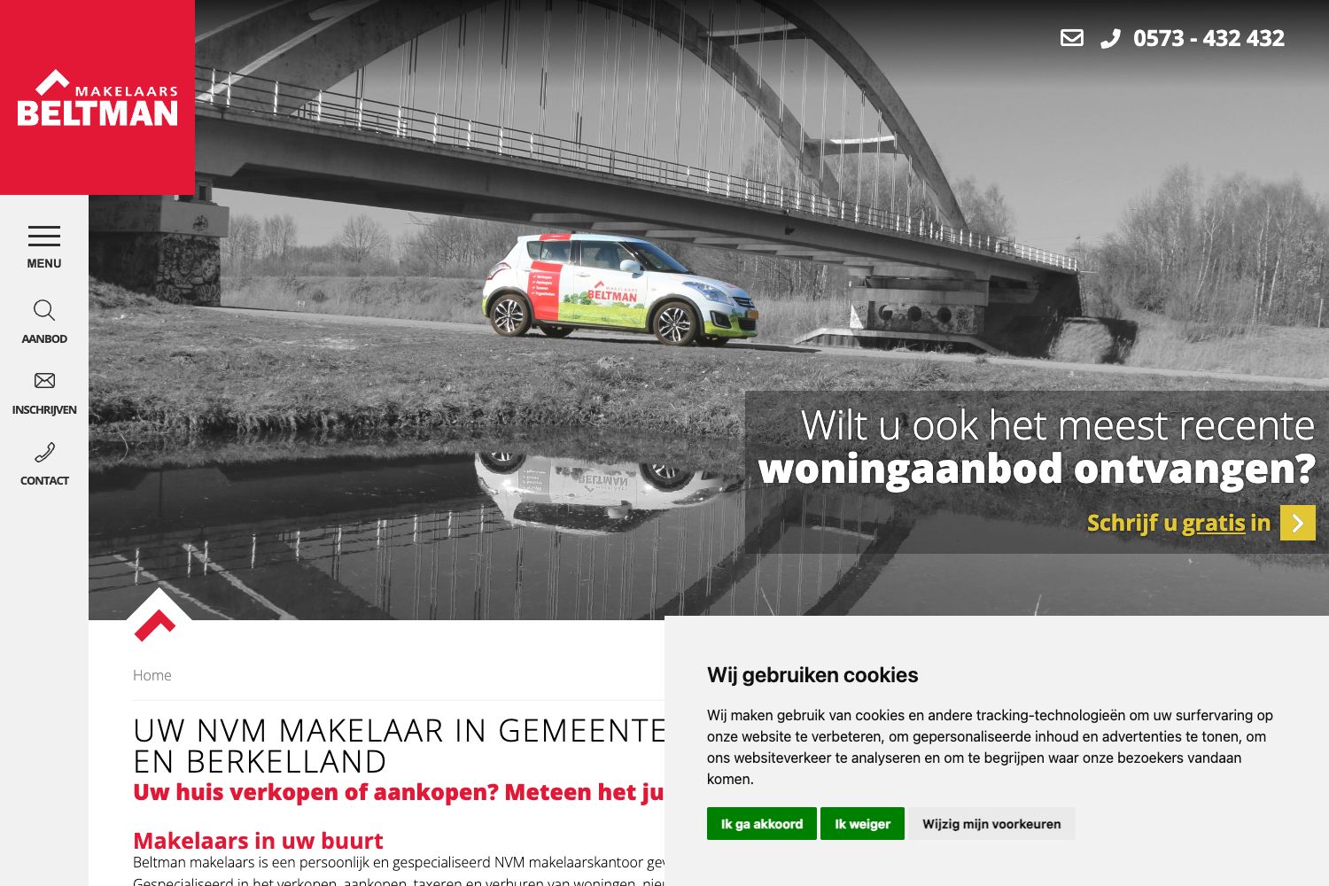 Website screenshot https://beltman.nl