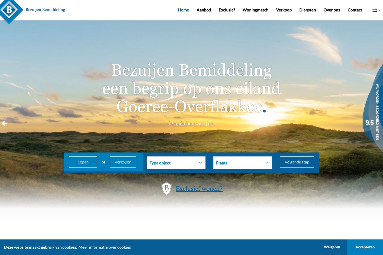 Website screenshot https://bezuijenbemiddeling.nl