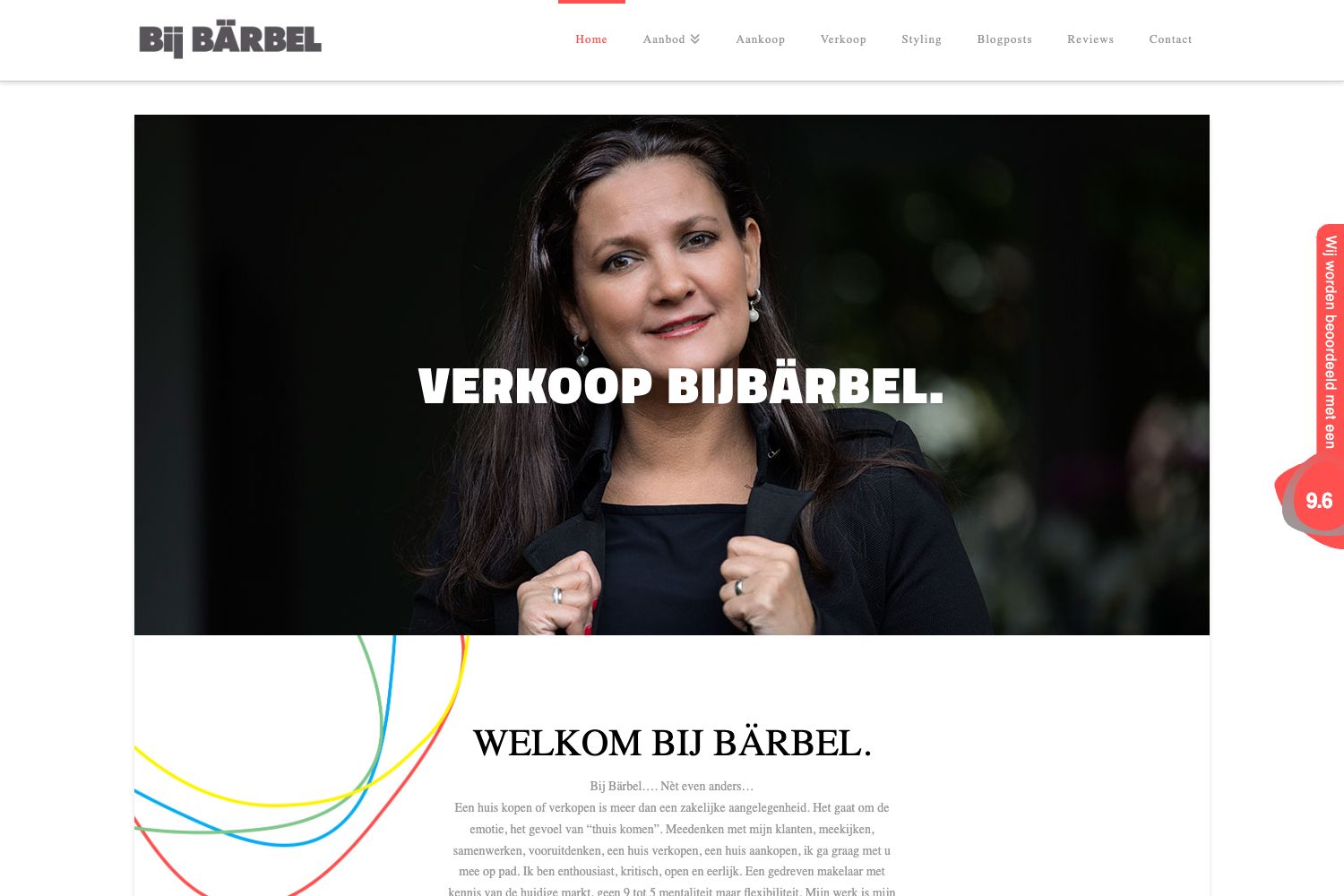 Website screenshot https://bijbarbel.nl