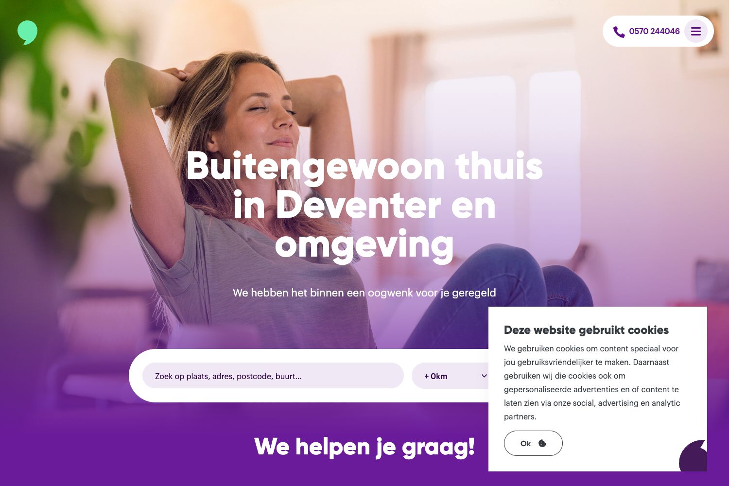 Website screenshot https://binnenmakelaars.nl