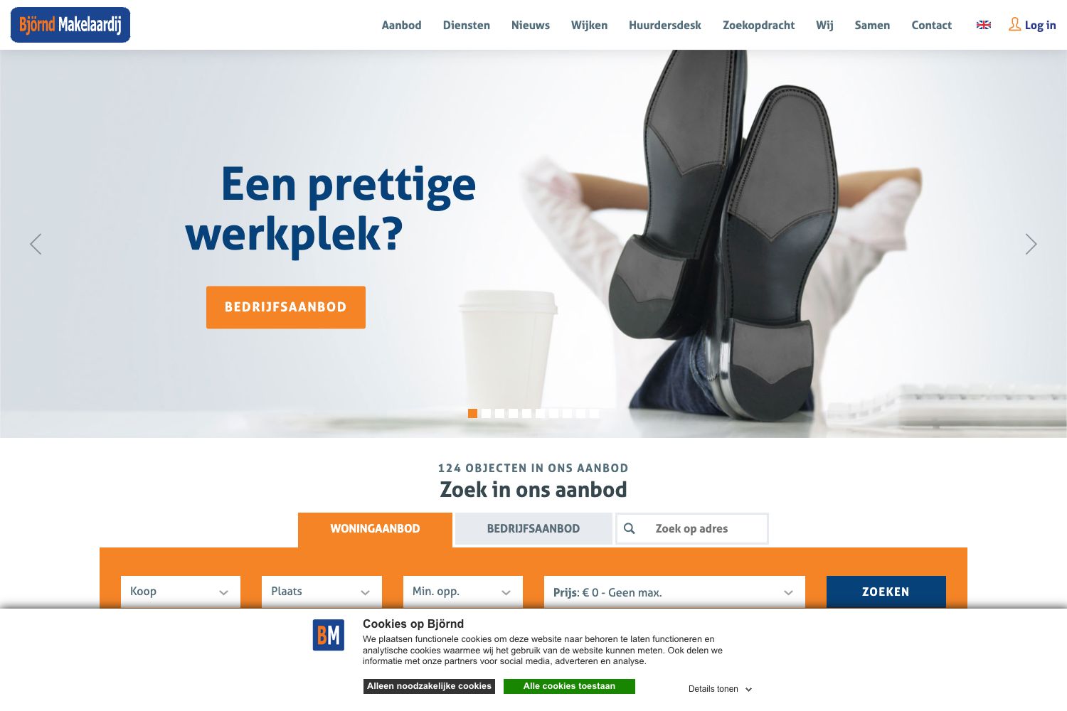 Website screenshot https://bjornd.nl