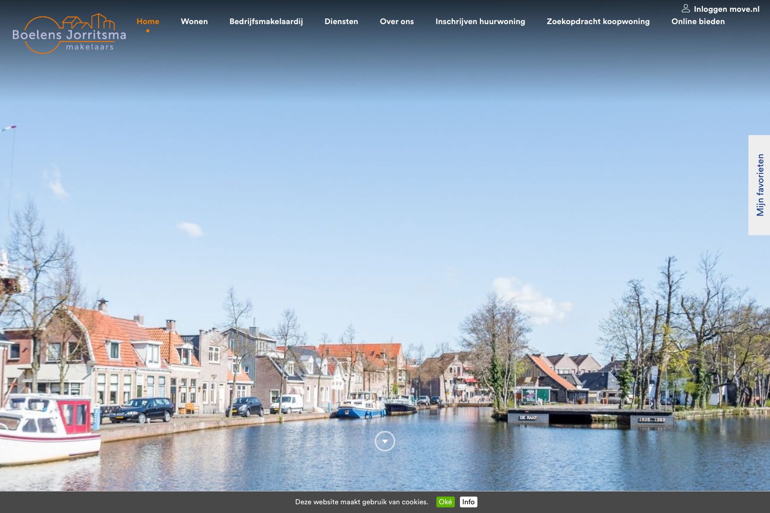 Website screenshot https://boelensjorritsma.nl