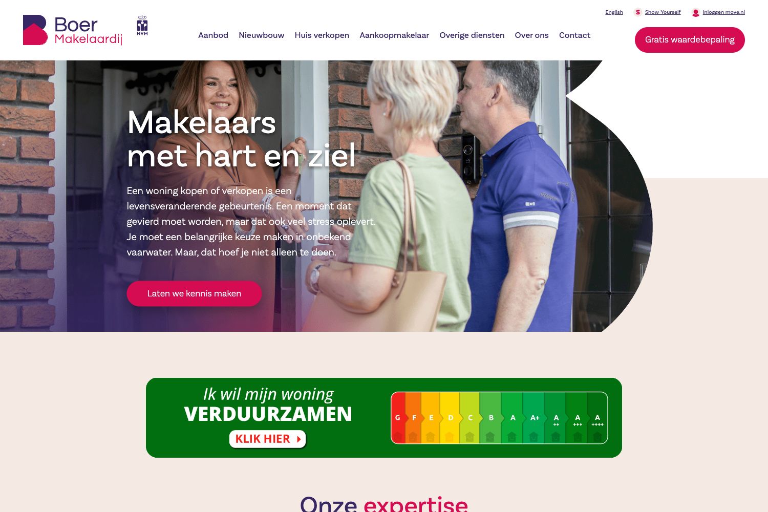 Website screenshot https://boer-gouda.nl