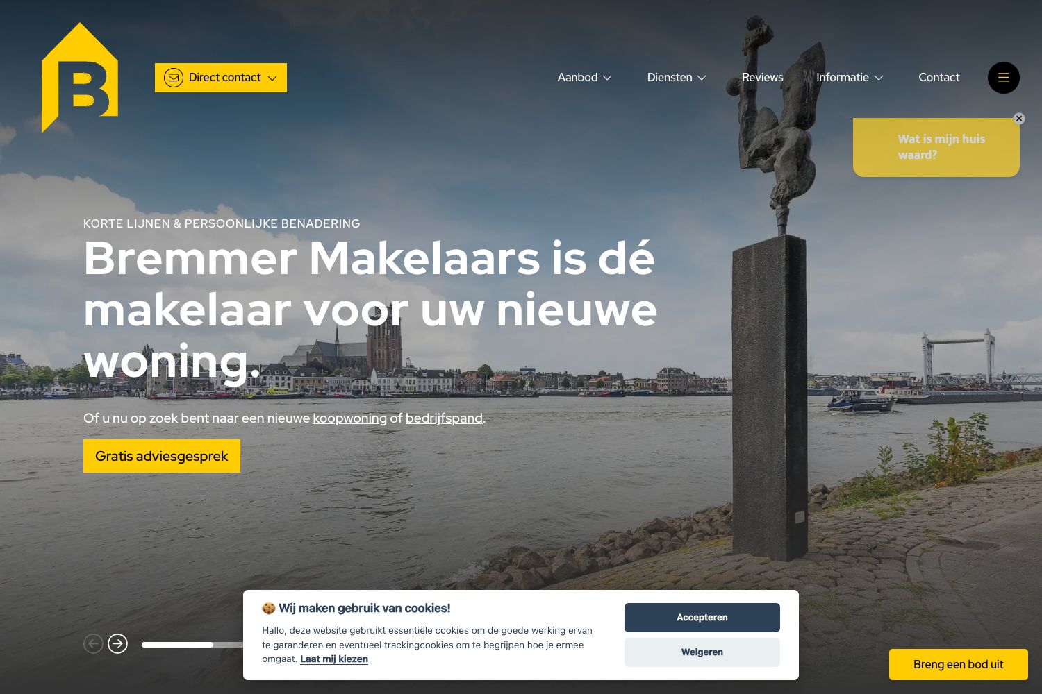 Website screenshot https://bremmer.nl