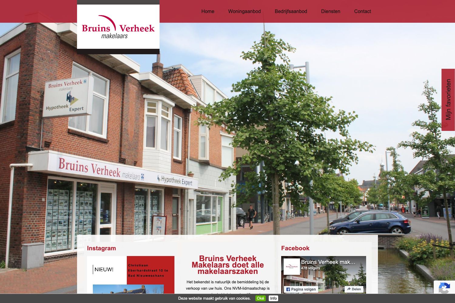 Website screenshot https://bruinsverheek.nl