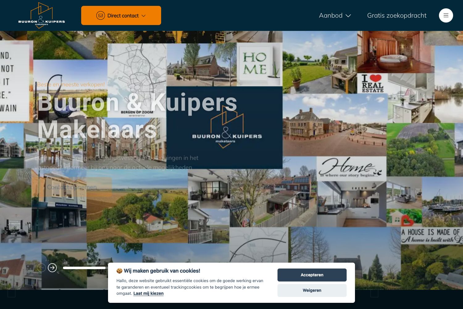 Website screenshot https://buuron-kuipers.nl