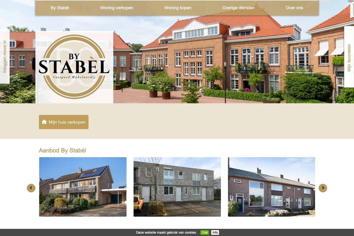 Website screenshot https://bystabel.nl