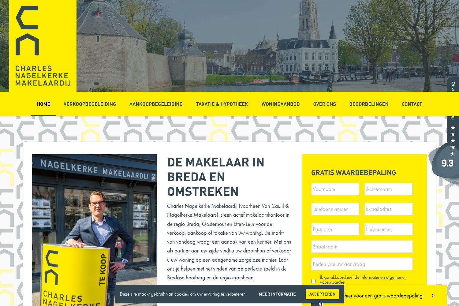 Website screenshot https://makelaarinbreda.nl