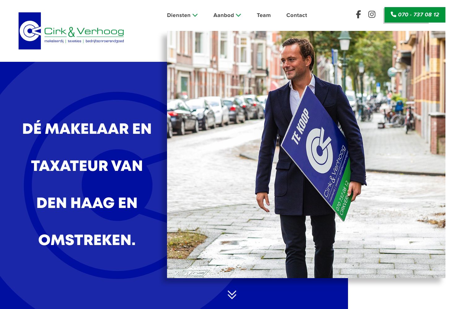 Website screenshot https://cirkverhoog.nl
