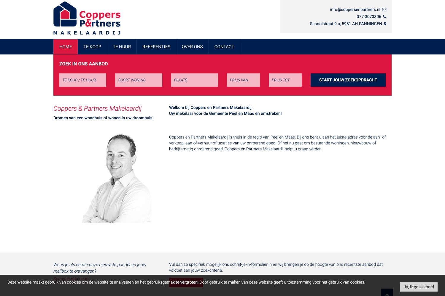 Website screenshot https://coppersenpartners.nl
