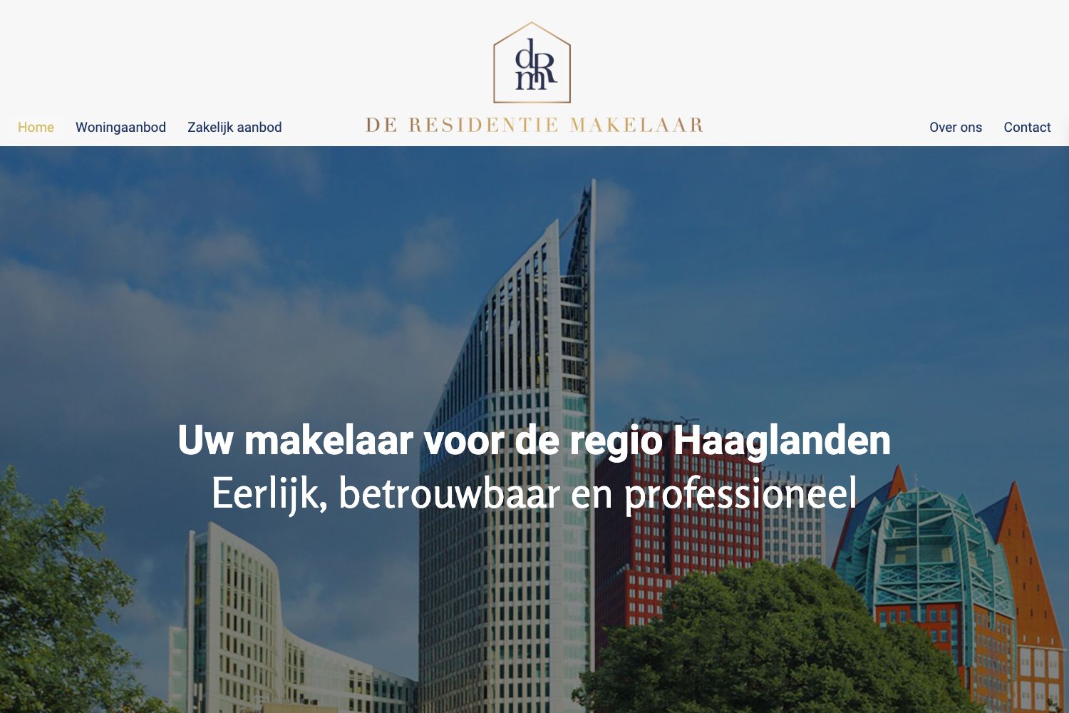 Website screenshot https://d-rm.nl