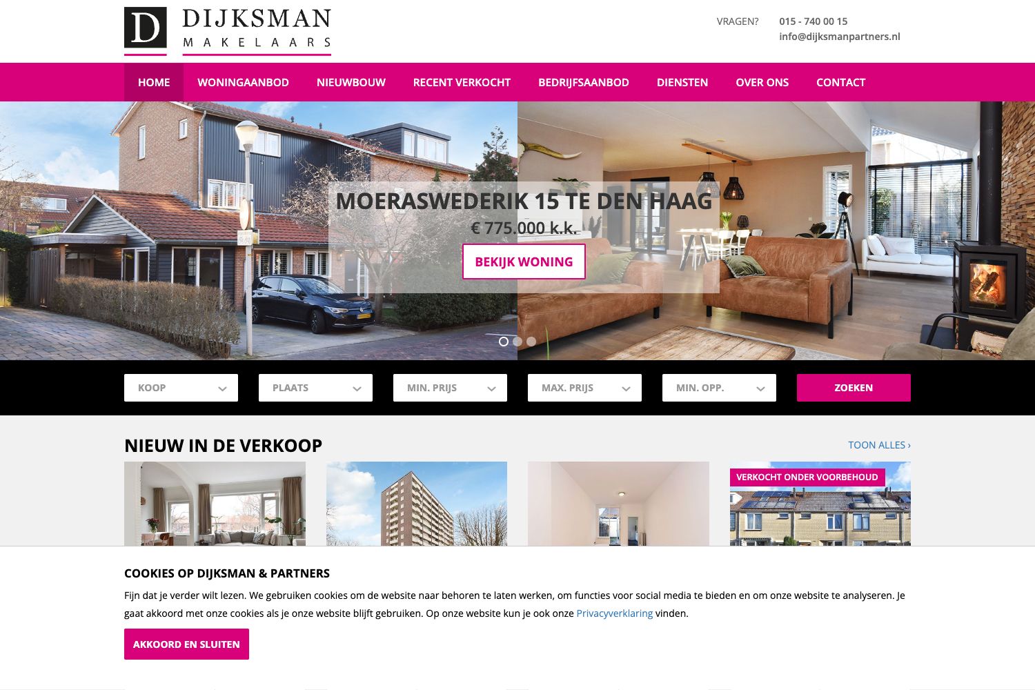 Website screenshot https://dijksmanpartners.nl