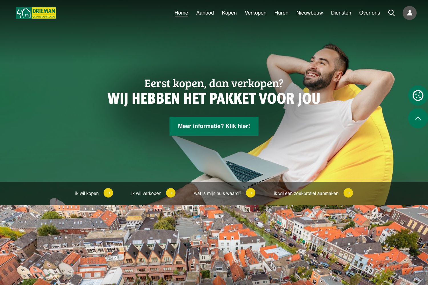 Website screenshot https://driemanleiderdorp.nl