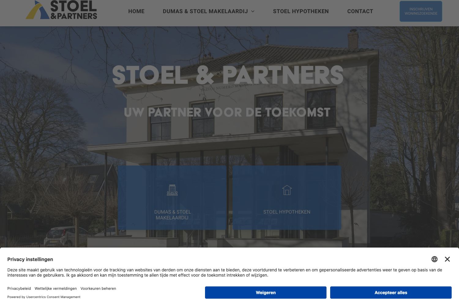 Website screenshot https://stoelenpartners.nl